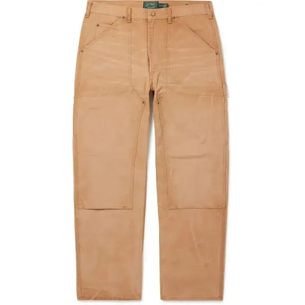 Polo Ralph Lauren Country Double Knee Carpenter Dungaree Pants‎ Men's 36x30 NWT